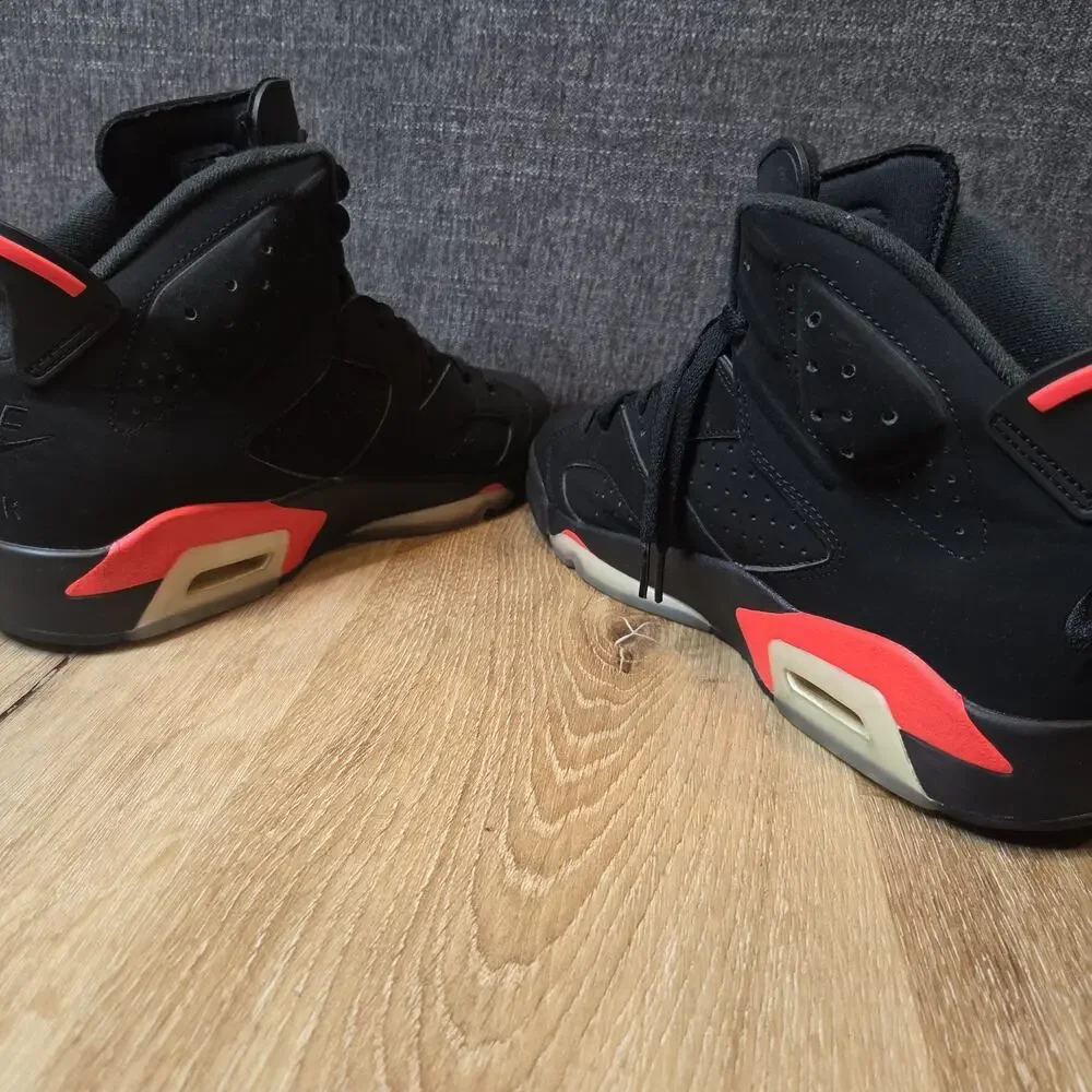 Nike Air Jordan 6 Retro Black Infrared 2019 Size 10 384664-060 No Box Ships Fast